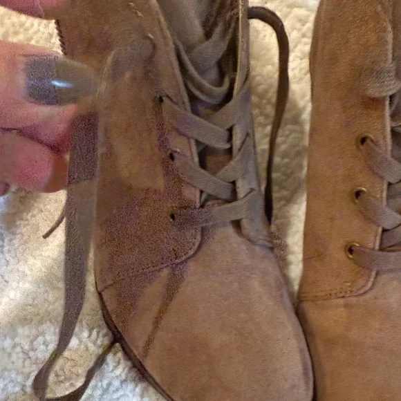 Dr Scholls wedge Ankle Boots nwot - Picture 4 of 13